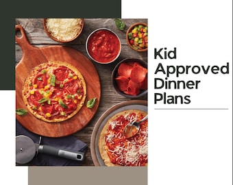 Kid Friendly Meal Planner | Family Dinner Ideas for Kids | Picky Eater Meal Plan | Easy Family Meals | Printable PDF