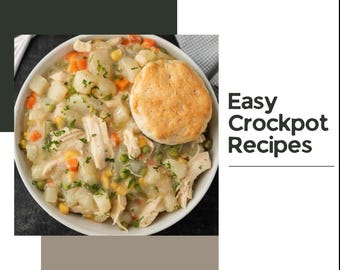 15 Crockpot-måltider för upptagna mammor | Matplan för slow cooker | Recept för familjemiddagar | Enkla måltider att dumpa och ta med sig | Utskrivbar matplanerare