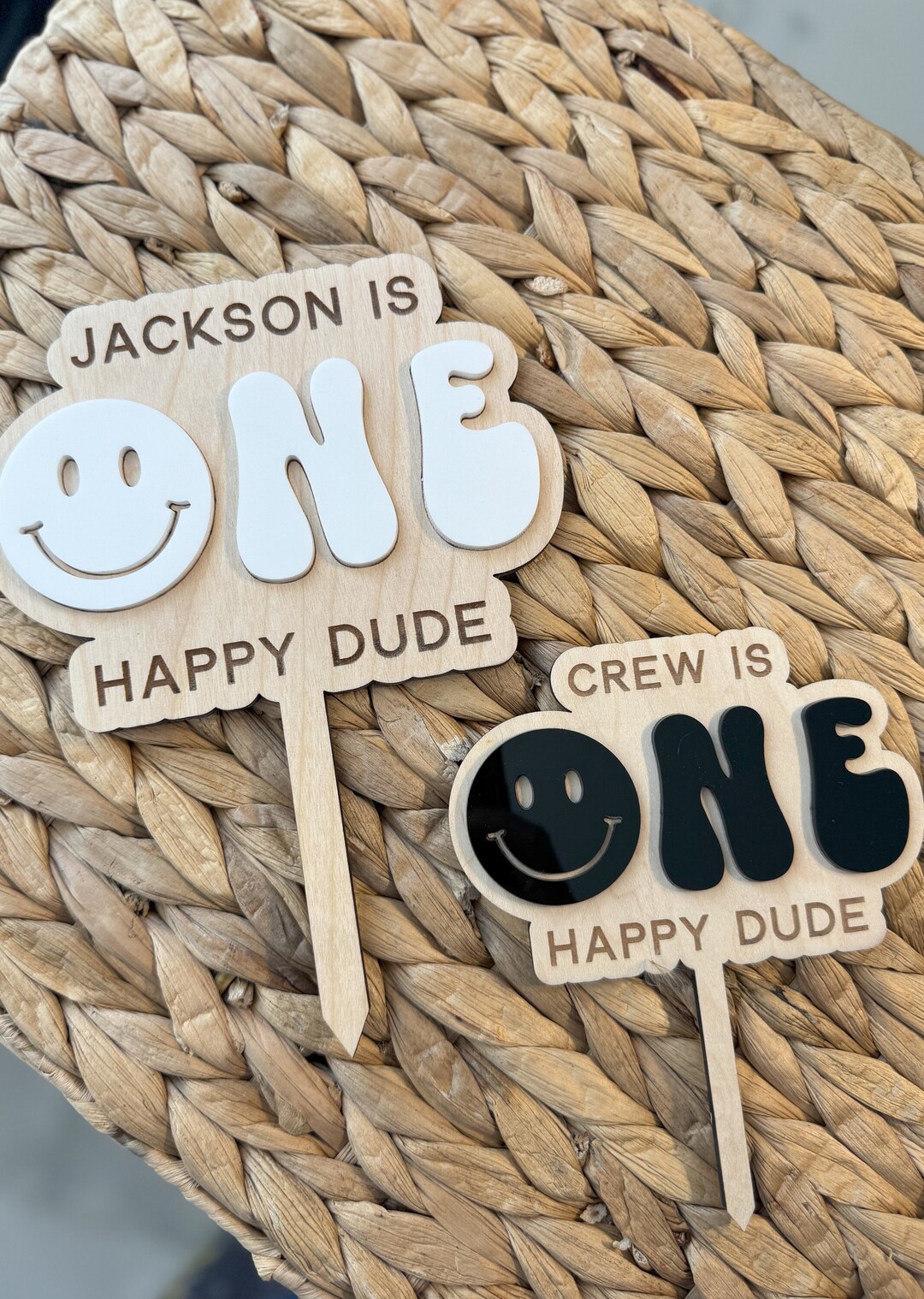 One Happy Dude Cake Topper Happy Dude Cake Topper One Happy Dude Il 1080xN.5975682444 Fm3h