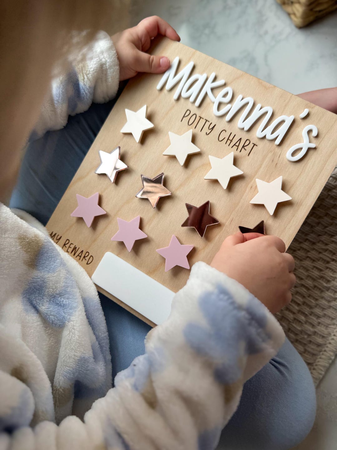 Personalized Reward Jar With Tokens – Custom Name Star Jar – Classroom ...