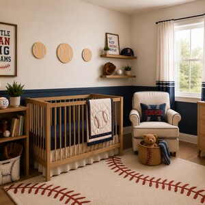 baseball wall decor boys room