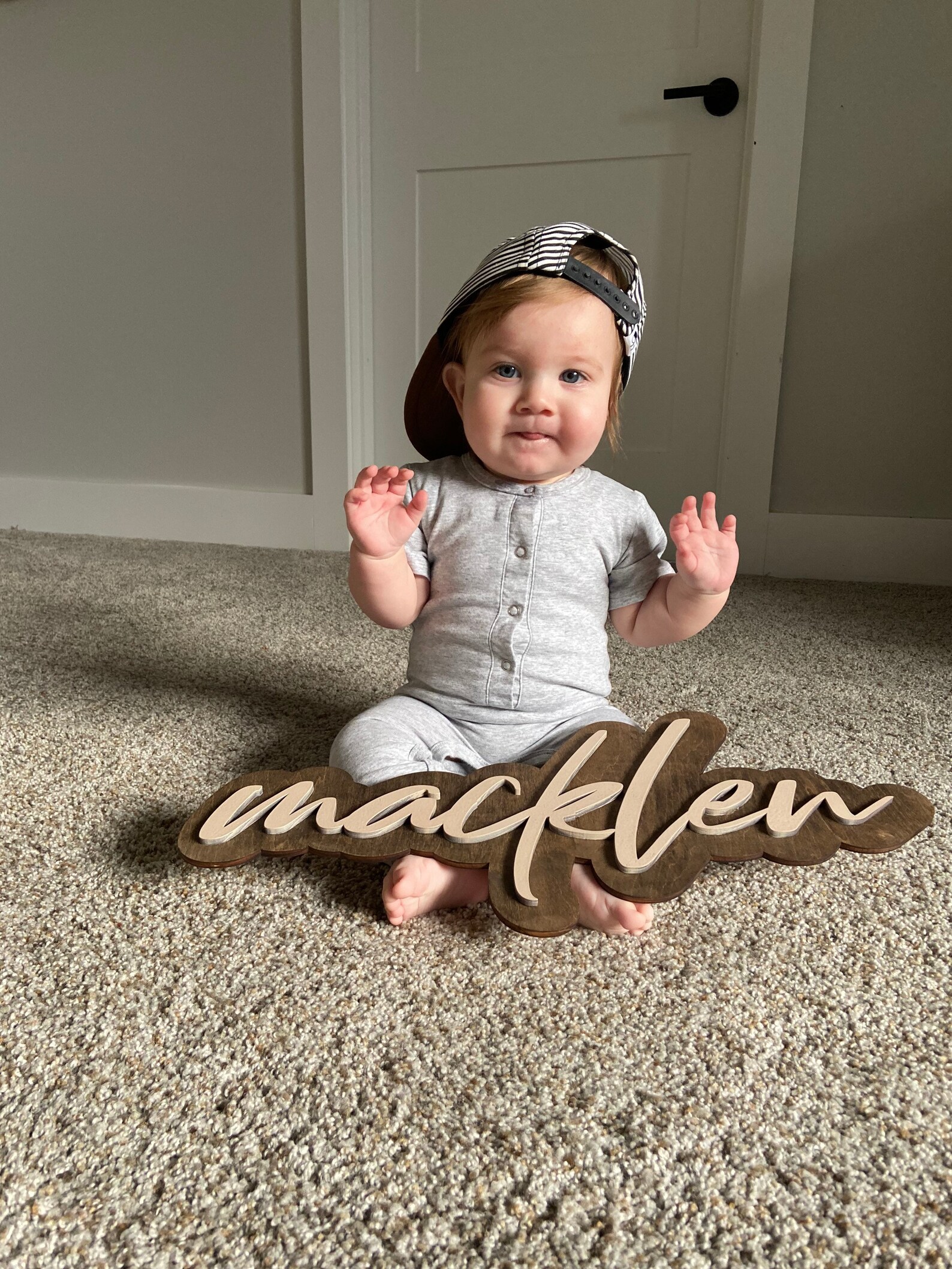 Name Sign Nursery Decor Bedroom Name Sign Baby Shower Gift Etsy