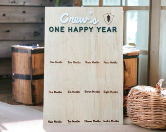 National Park 1st Birthday Board, First Year Milestone Sign, Adventure Birthday Poster, Baby Photography Prop, Outdoor Party Decoration
