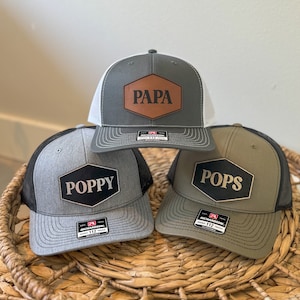 DAD Hat, Dad Cap, DAD Richardson 112 Trucker Cap, Dad Birthday Gifts, New Dad Pregnancy Announcement Gift, 2024 Fathers Day Gifts, Dad Caps