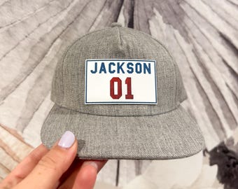 Personalized Baseball 1st Birthday Hat: Rookie of the Year Party Cap