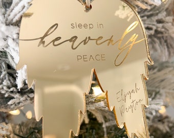 Christmas in Heaven, In Memory Of Ornament, In Loving Memory Of, Christmas Ornament, Loss, Grief, Loss Ornament, Remeberance Keepsake