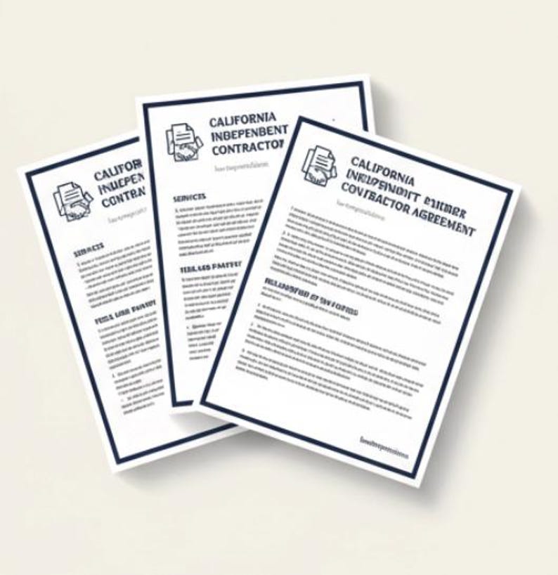 Border Contractor File Template / California Independent Contractor Agreement | Attorney ...