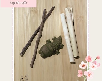 Small Pet Chewy Toy Enrichment Bundle