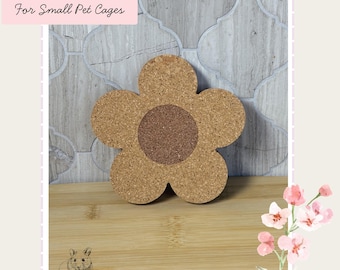 Cork Flower Decoration For Hamster Or Other Small Pet Cages