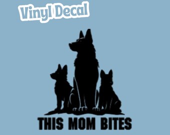 This Mom Bites Permanent Vinyl Decal