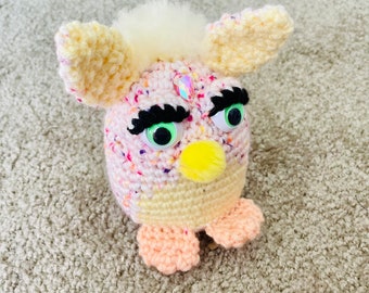 Confetti Furby Amigurumi Plushie