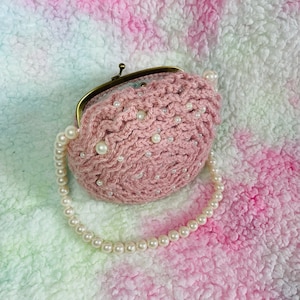 Kisslock Rose Evening Bag
