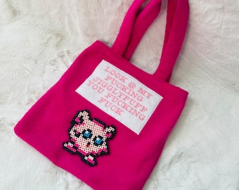 Explicit Jigglypuff Hot Pink Mini Tote Bag