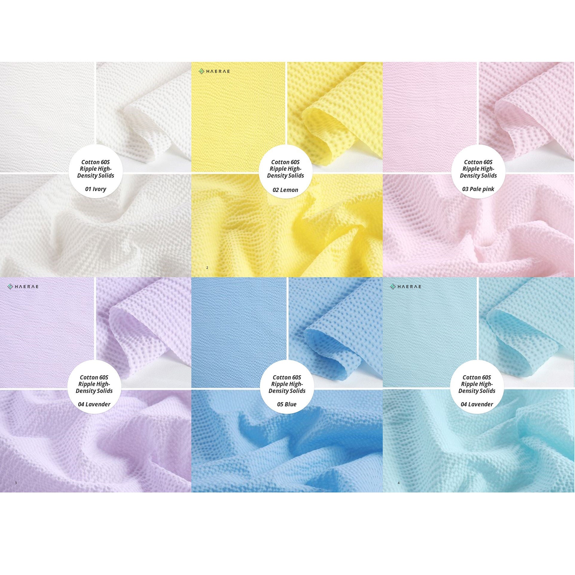 Cotton 60S High-density Ripple Solids - by the YARD - Etsy