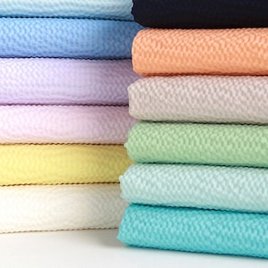 Cotton 60S High-Density Ripple Solids - by the YARD