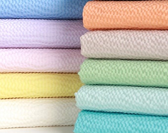 Cotton 60S High-Density Ripple Solids - by the YARD