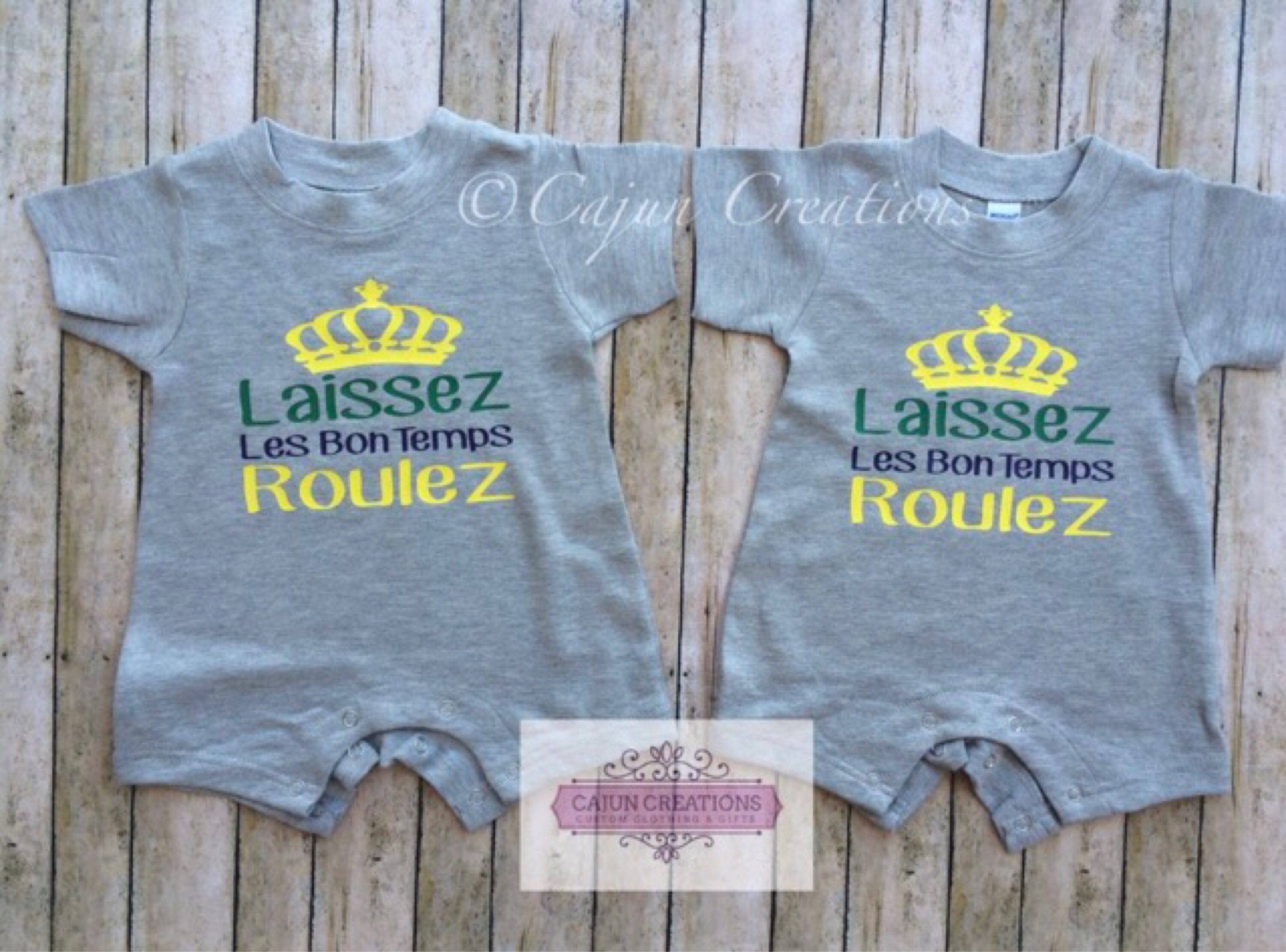 New Orleans baby romper Etsy