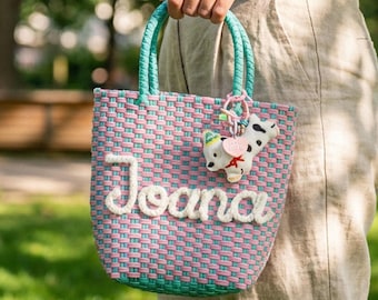 Personalized Beach Bag | Bridesmaid Gifts | Beach Wedding Favors | Maid Of Honor Gift | Bride Bag