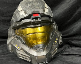 3D printed Halo Reach Noble 6 MarkVB helmet fan made