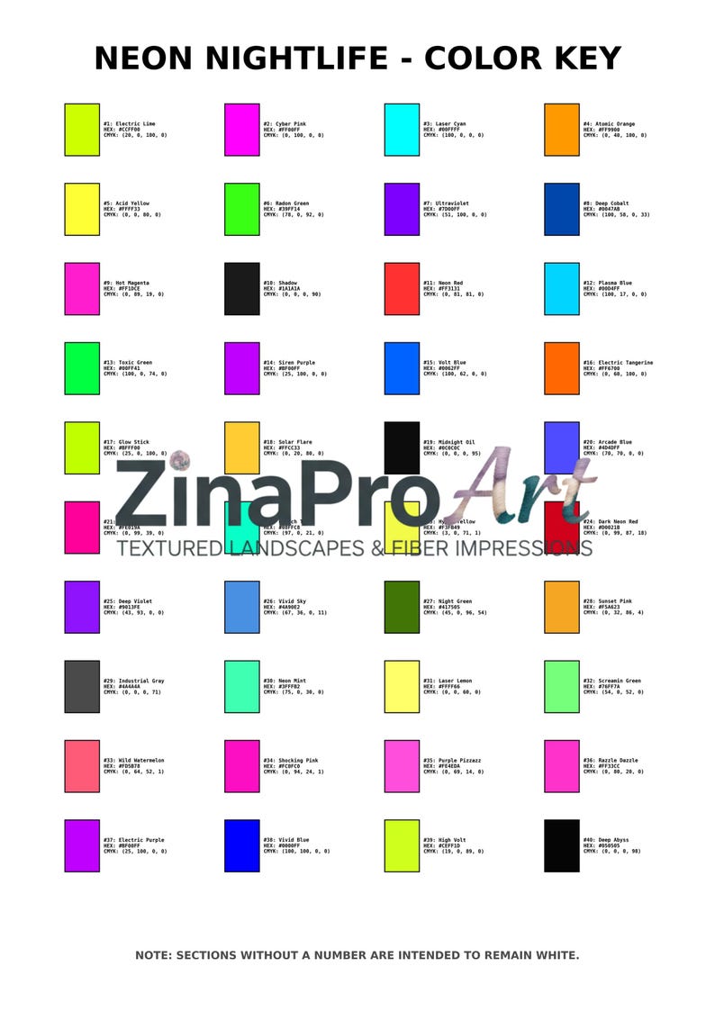 Geometric Color by Number Bundle, 5 Themes (PDF Pattern) - Etsy