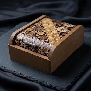 Japanese Hakone Wood Box - Etsy
