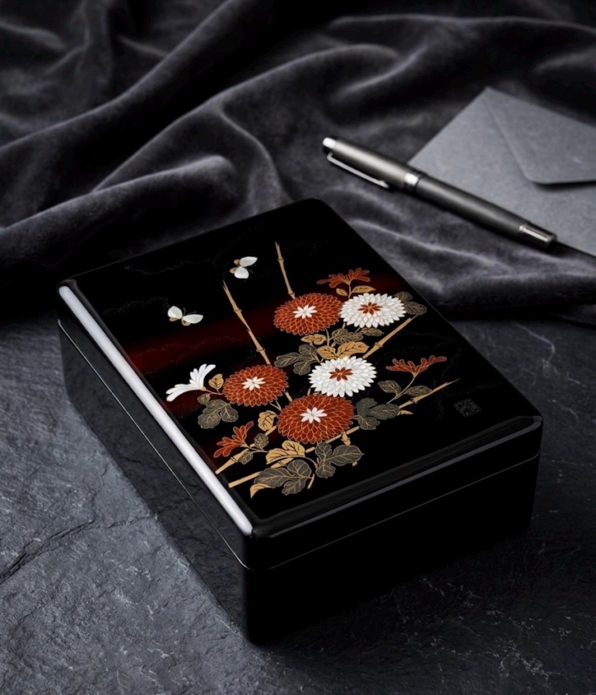 ジュエリーボックス　漆器　マザーオブパール Mother of pearl korean box - Etsy 日本