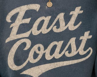 East Coast Vintage Crewneck Sweatshirt – Comfort Colors® Coastal Pullover
