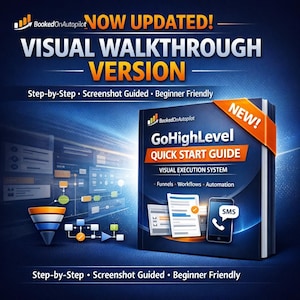 GoHighLevel Quick Start Guide | GHL Setup Tutorial for Beginners | Visual Funnel & Automation Walkthrough