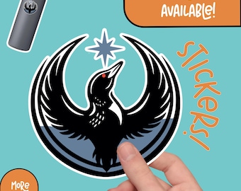 Rebel Loon Sticker and Window Decal - Minnesota Rebel Alliance, Rebellion Sticker Ice Out MN Minnesota Strong I Stand With the Resistance