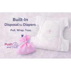 Disposable Baby Diaper with Built-In Disposal – Easy Cleanup, Odor-Control Diaper