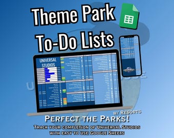 Universal Studios w/ Resorts: Theme Park To-Do Lists