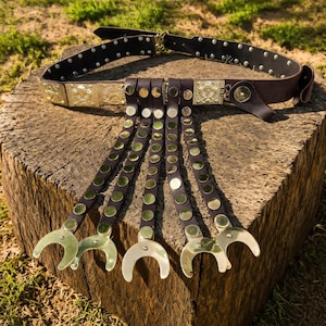 She-Wolf Leather Belt – Roman Cingulum for Reenactment & Costume Wear