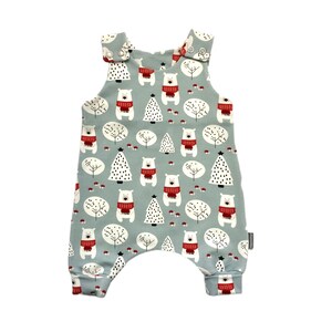 Harem romper winter bear