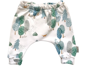 Babypants winter forrest (choose pants harem or legging)