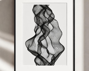 Curvas de ella II: Dibujo con plotter de pluma A3 – Bellas Artes de Precisión Generativa