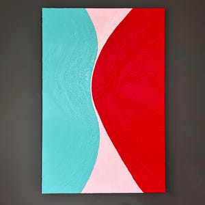 AVAILABLE- “Electric Feel” Original Heavy Texture Bold Fun Painting/Sculpture | Studio Atmostrata