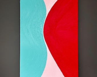 AVAILABLE- “Electric Feel” Original Heavy Texture Bold Fun Painting/Sculpture | Studio Atmostrata