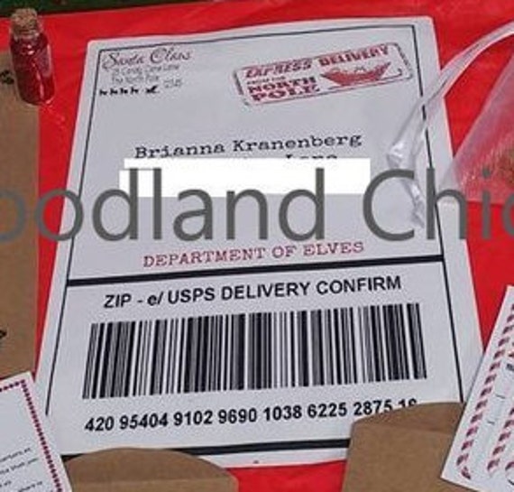 North Pole shipping labels/ Santa labels/ Special Delivery/ North Pole mail/ Elf arrival idea/ Christmas/ Christmas wrap/ kids