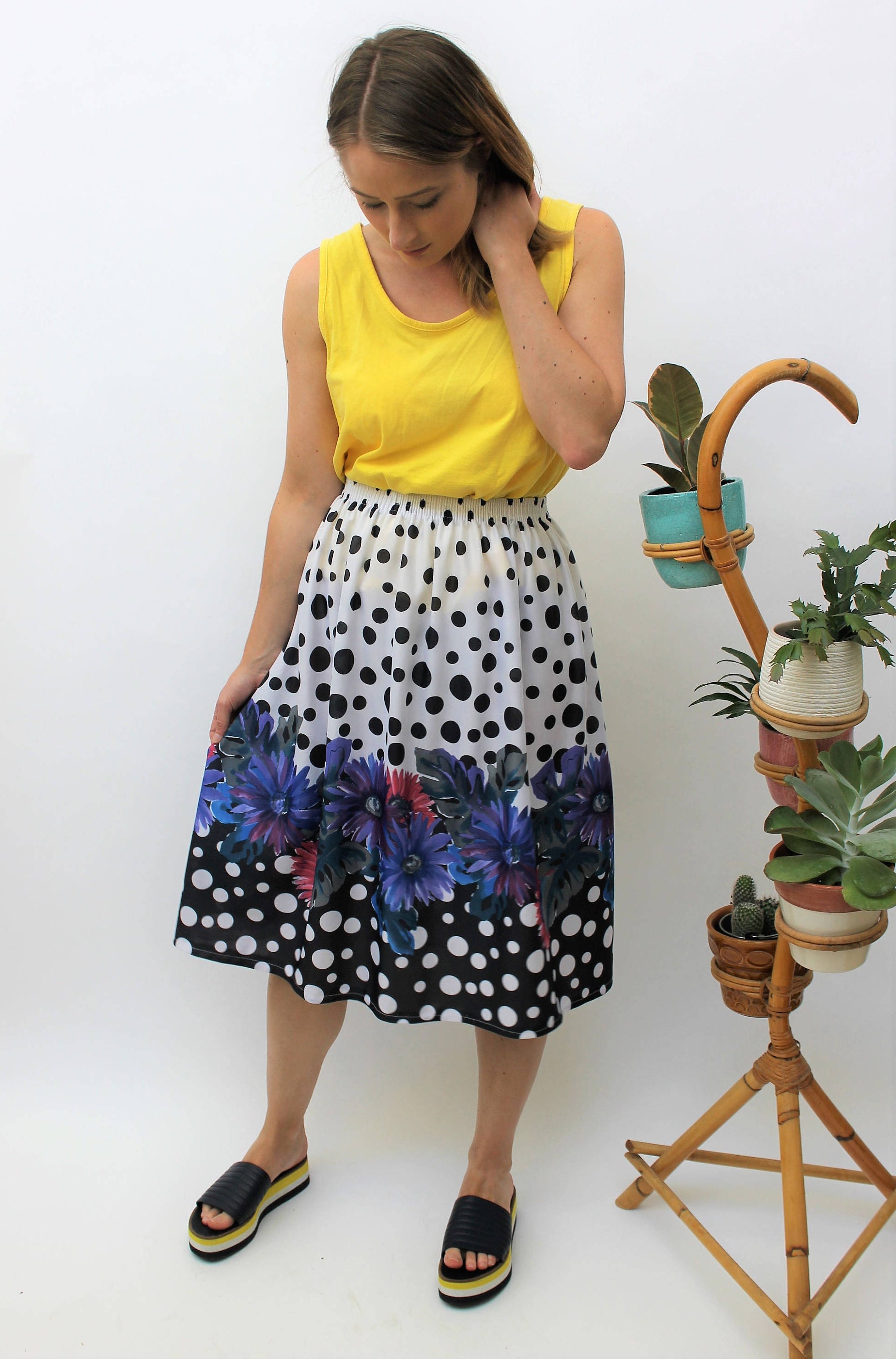 polka dot skirt size 12