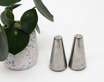 Stainless Steel Salt and Pepper Shakers