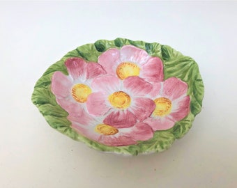Ceramic Floral Trinket Bowl