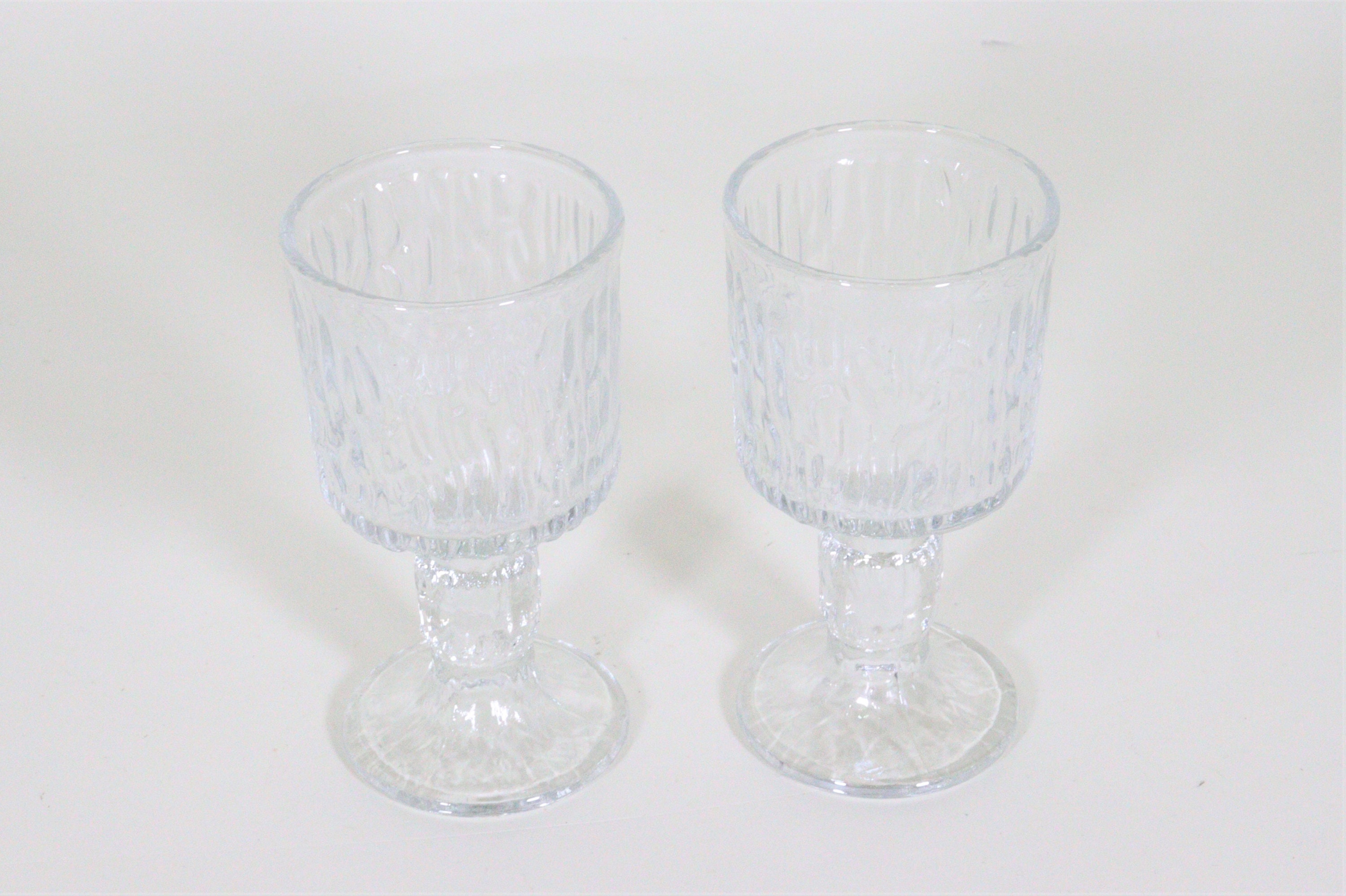 Pair of Ravenhead Siesta Bark Effect Sherry Glasses