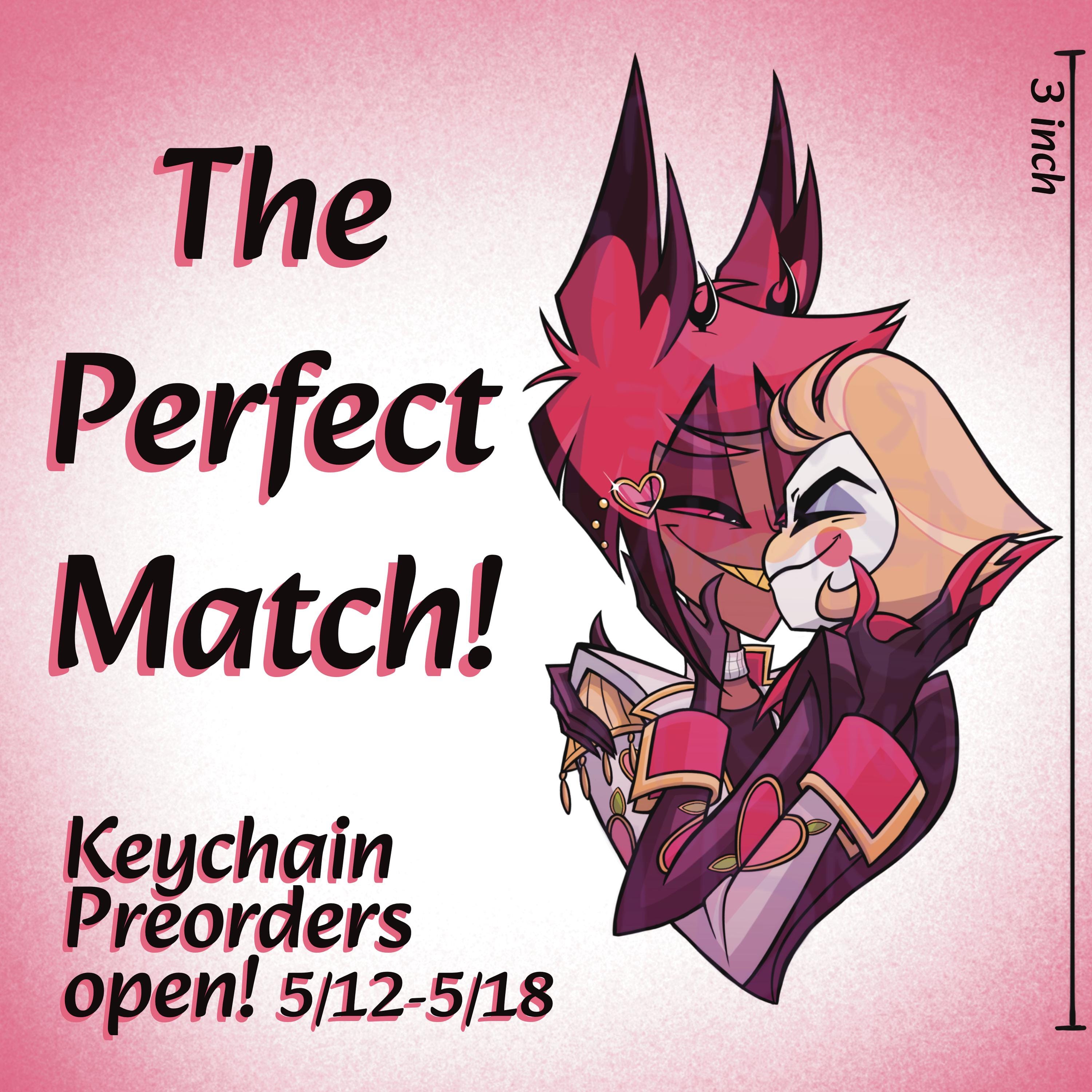 Hazbin Hotel Valentine Keychain - Etsy