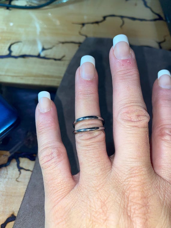 Stackable Stainless Steel Rings - image 2