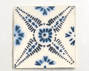 Reserve for Lauren Sample tile Hand-Painted Tile French Tile:  Antique  Delft Art, USA Made #1