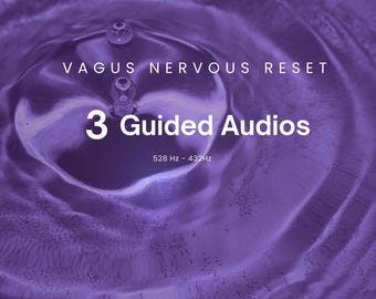 Vagus Nerve Reset – 3 Guided Meditation Audios (MP3) for Nervous System Calm & Anxiety Relief