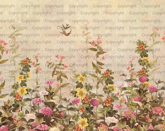 Papel pintado mural con diseño floral, disponible en varias texturas, código SE320. Se presenta en rollos de 105 cm de ancho.