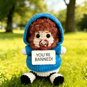Caseoh Inspiration Gamer Plüschie - Handgemachte Amigurumi Luftschlange, anpassbar
