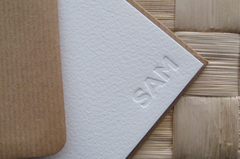 Personalized Letterpress Stationery Letterpress Note Cards Etsy