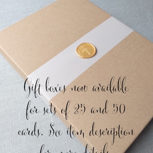 Sans Serif Personalized Letterpress Stationery, Custom Letterpress Note Cards image 7